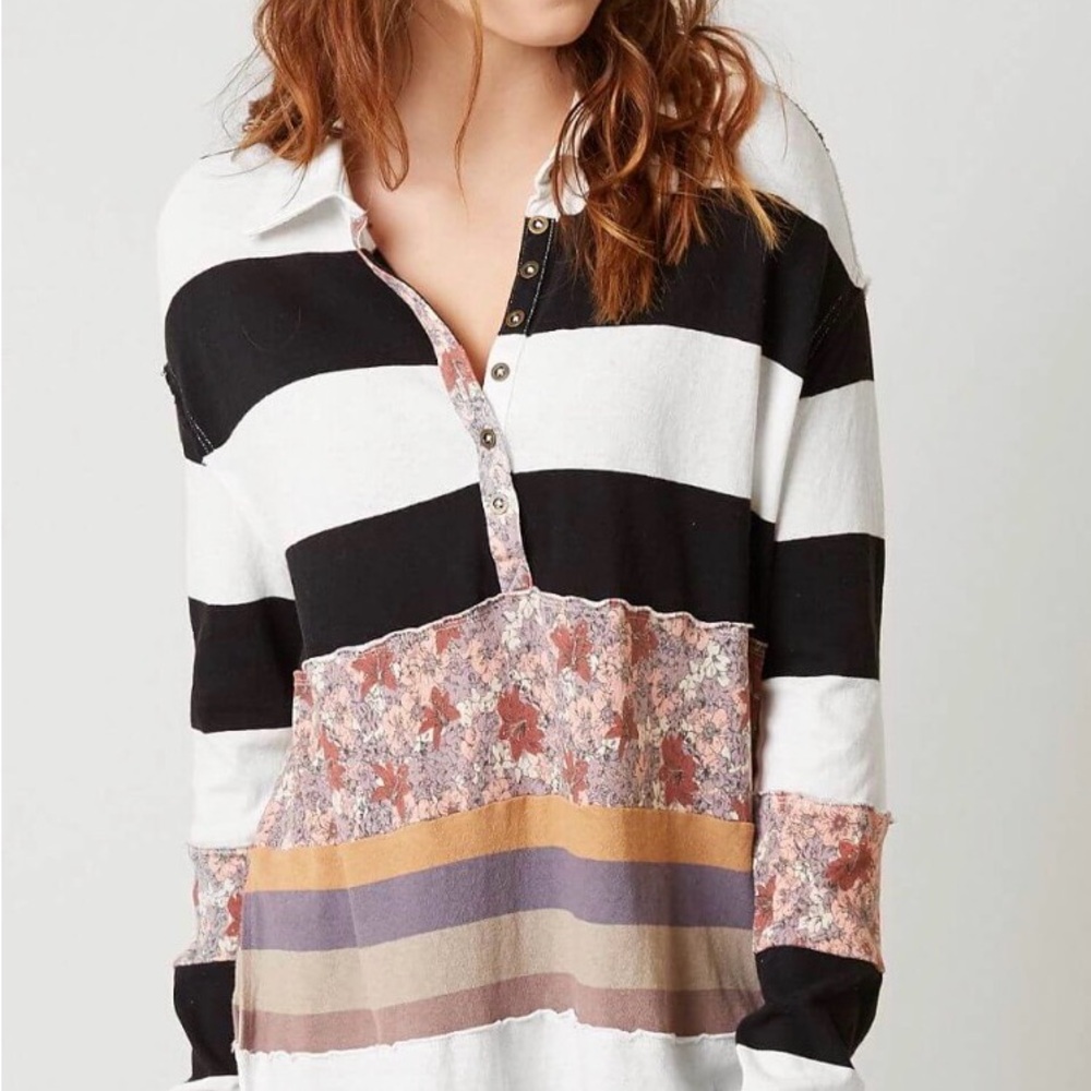 Free People Long Vintage top